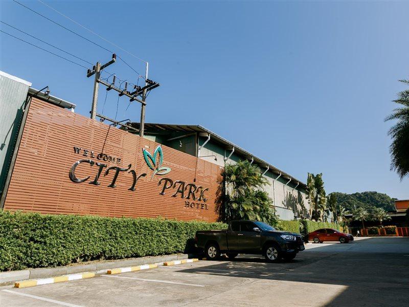 City Park Hotel Phatthalung Buitenkant foto